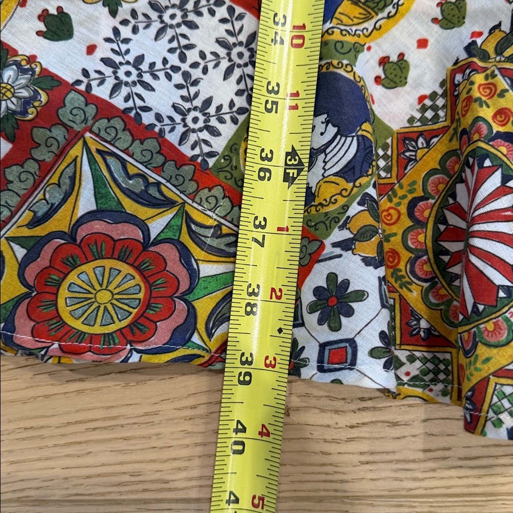 Anthropologie Ro's Garden Honduras Tiered Ruffle Maxi Skirt NEW Size Medium Boho - Picture 8 of 11